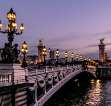 bridge during night time
